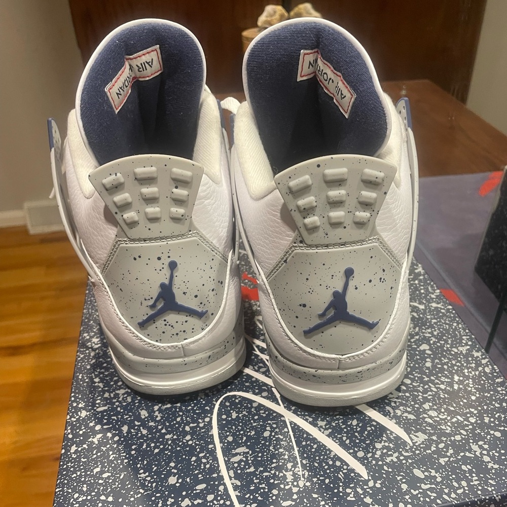 midnight navy jordan 4’s - Picture 3 of 7